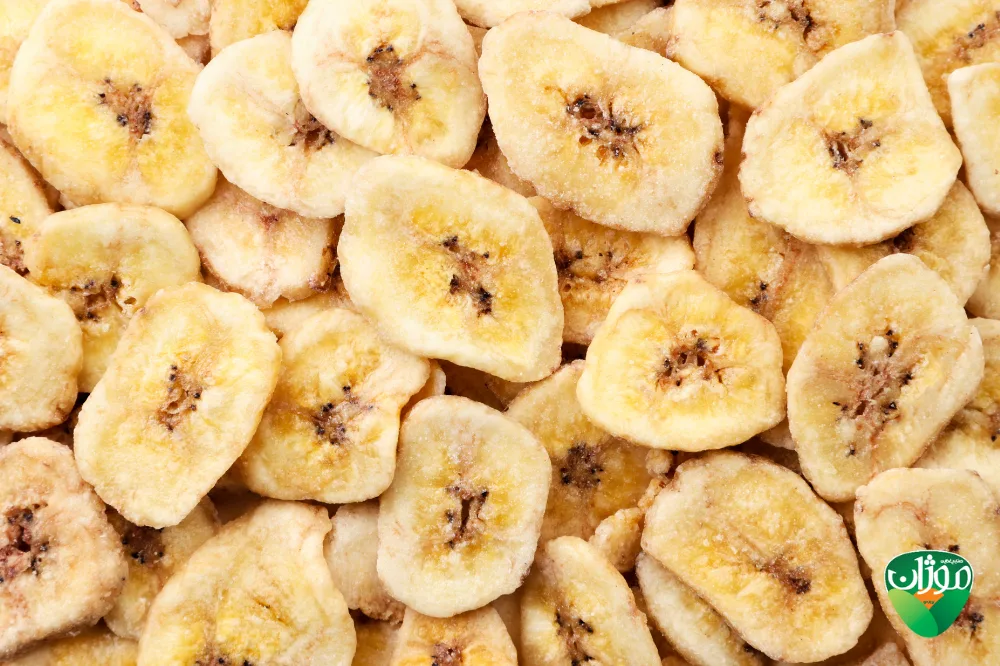 خشک کردن موز با فر یا دستگاه خشک کن