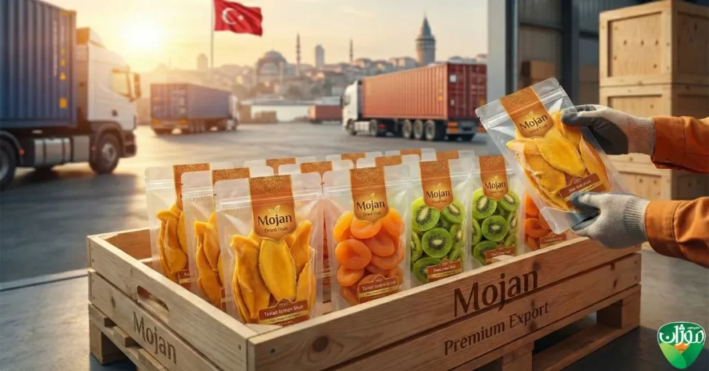 صادرات میوه خشک به ترکیه